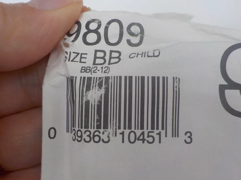 SIMPLICITY PATTERN #9809 GIRLS COSTUME SZ 2-12 WITCH PIONEER ANGEL UNCUT 1990 - Image 2 of 4