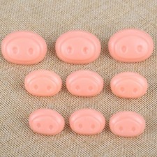 10Pcs Handmade Safety Pink Pig Nose Plastic for Bears Plush Animals Stuffed
