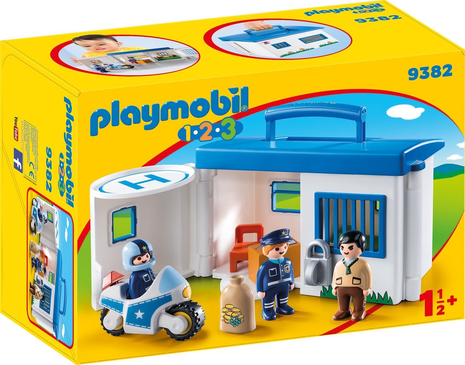 PLAYMOBIL® 1-2-3 - 9382 Mitnehm-Polizeistation, neu, ovp PLAYMOBIL® 1-2-3 - 9382 Mitnehm-Polizeistation, neu, ovp