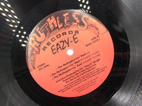 1995 Eazy E Just Tah Let U Know 12" Vinyl 1995 Ruthless Single LP Record Cover - Picture 14 of 17