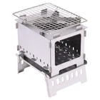 Large Portable Folding Charcoal BBQ Grill Stainless Steel Camping Picnic Cooking