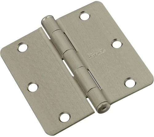 Door Hinge - Stanley 3" 1/4" radius removable pin