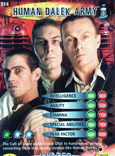 Doctor Who Battles In Time Individual Trading Cards ( Cards 351 to 600 ) - Picture 162 of 248