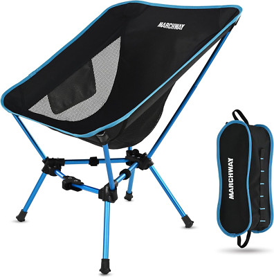 Lightweight Folding Camping Chair, Stable Portable Compact