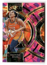 2024 Panini Select WNBA - Premier Level Pink Cracked Ice -#192 Brionna Jones