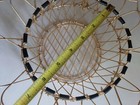 VINTAGE GOLD-TONE FOLDING WIRE EGG SERVING BASKET FARMHOUSE COUNTRY DECOR — photo 8