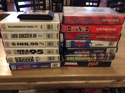 Your Choice Sega Genesis EA, ESPN, NFL, NBA, NHL Sports Video Games