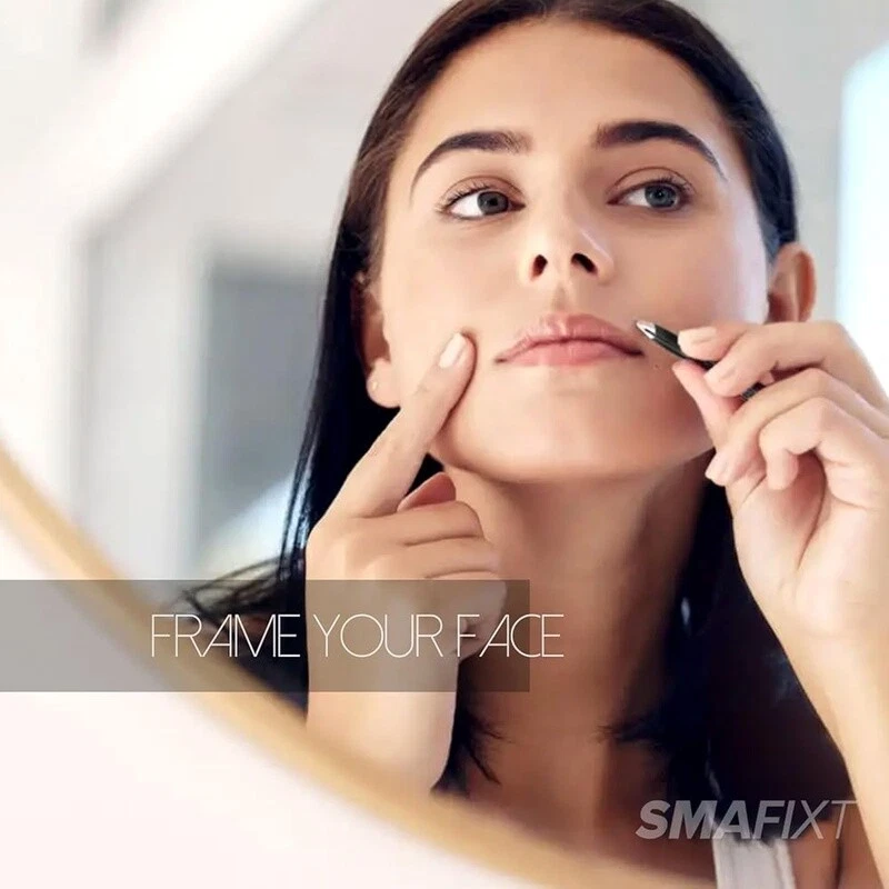 2 Pack Eyebrow Tweezers Set Slant Point Precision Facial Hair Removal Tools New - Image 4 of 4