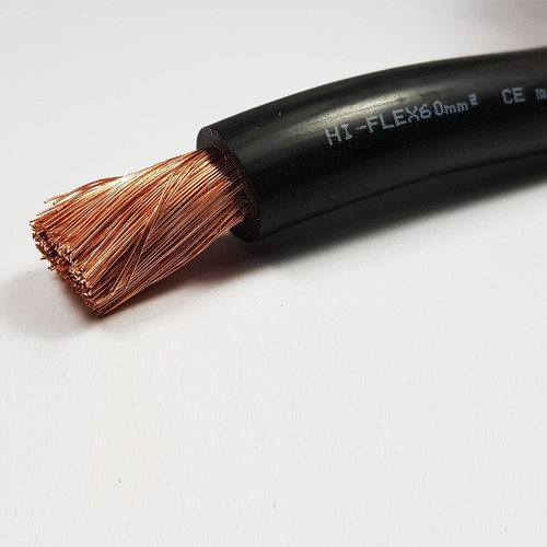 Flexible PVC Battery Welding Cable Black 110 - 500 A Amps Lengths 1 - 100M M Car - Picture 20 of 28