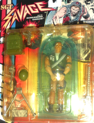 GI joe 1994 Sgt Savage series 1 CRYO FREEZE gijoe g i hasbro toys