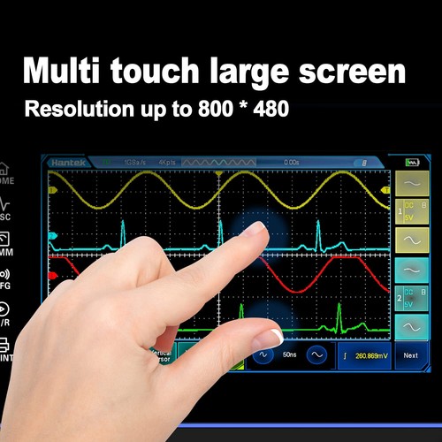 Hantek TO1112D Touch Screen Digital Oscilloscope Support Charging Oscilloscope - Picture 12 of 14