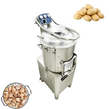 110V Electric Potato Peeler Skin Brusher Seashell Scrubbing Cleaning Machine