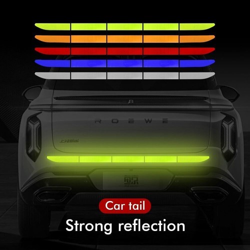 35.2"Green Trunk Reflective Stripe Sticker High-Intensity Night Visibility Decal - Picture 3 of 11