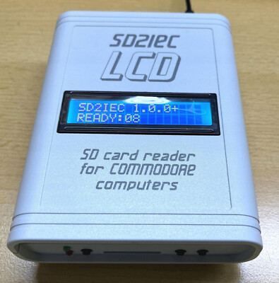 SD2IEC LCD RTC SD Card Reader for Commodore 64, C64, C128, VIC-20, C16  UK - Main Image