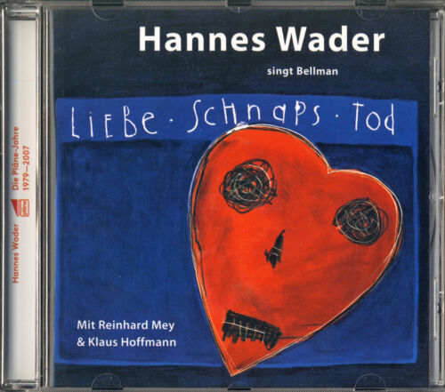 Hannes Wader singt Bellman - Liebe Schnaps Tod - CD -neuwertig - Zdjęcie 1 z 2