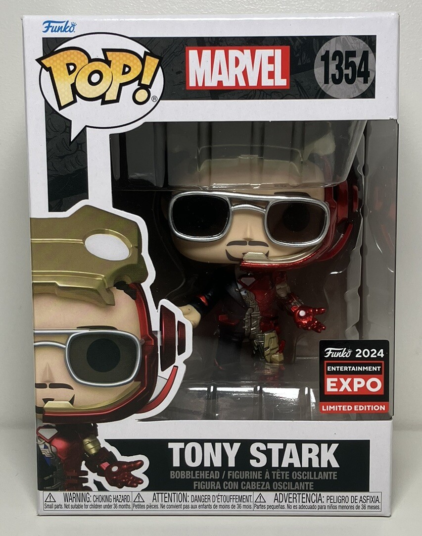 Marvel #1354 Tony Stark Iron Man Funko Pop! Vinyl C2E2 Shared