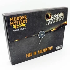 Murder Mystery Party Case Files Fire in Adlerstein Unsolved Murder Mystery 