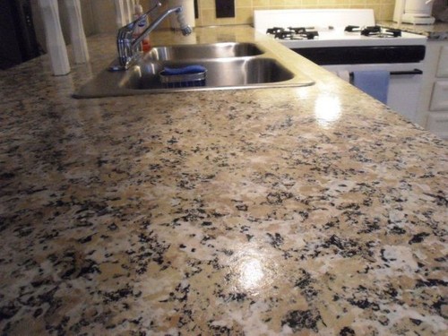 GRANITE COUNTERTOP PAINT (Kit Has Everything You Need) - Picture 10 of 14