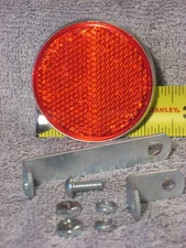 SCHWINN BIKE REFLECTOR GULCO 24 RED 2-Pie 2¼" LIGHTWEIGHT BICYCLE CALIPER MOUNT