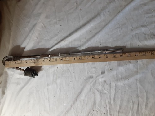 TAMA Mount Cymbal Arm Stand Part, 19" Lg, knurled, silver, RUST, TARNISH - Picture 2 of 6
