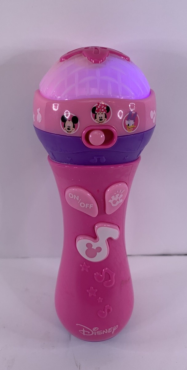 DISNEY My First Microphone Pink Minnie Mouse Kids's Toddler Sing