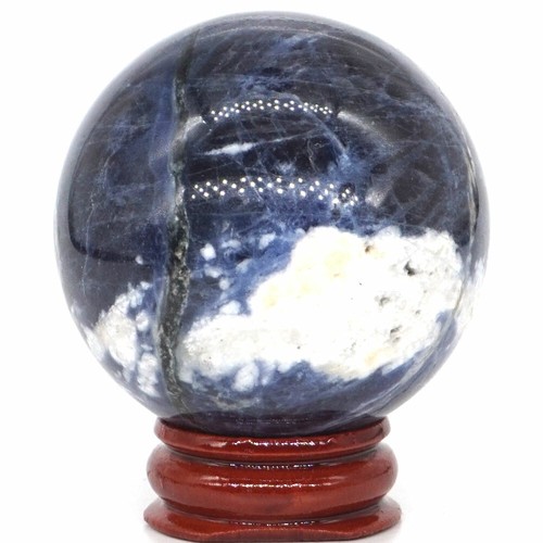 47-50mm Natural Blue Sodalite Crystal Reiki Healing Sphere Gemstone Ball - Picture 37 of 61