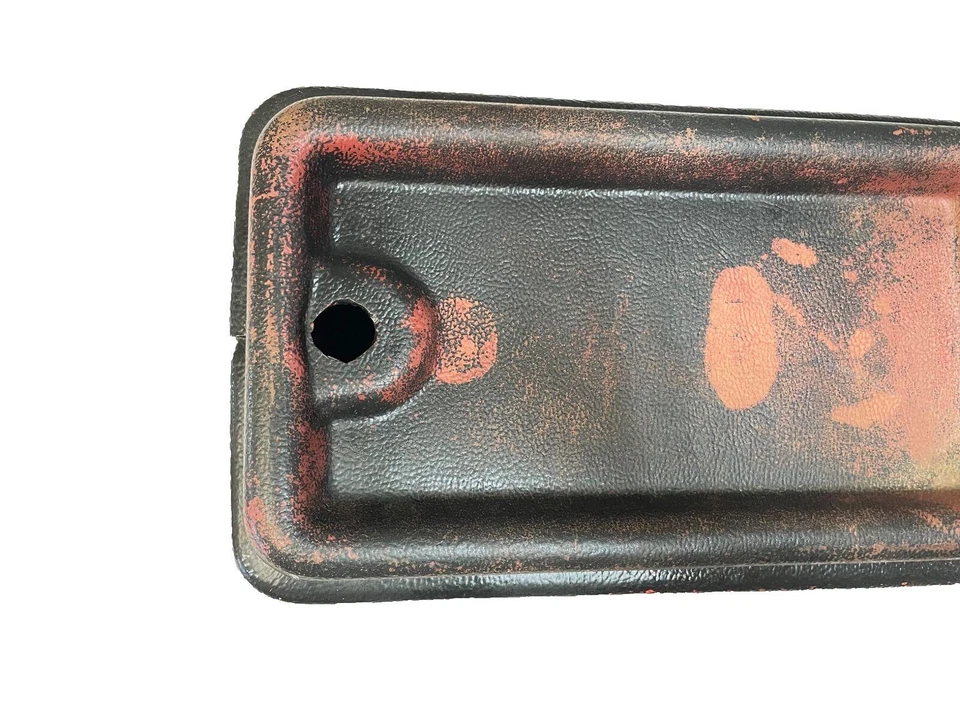 Jeep CJ5 центральная консоль 76-83 AMC заводской пластиковый гранат окрашен черный Бесплатная доставка - Изображение 3 из 4