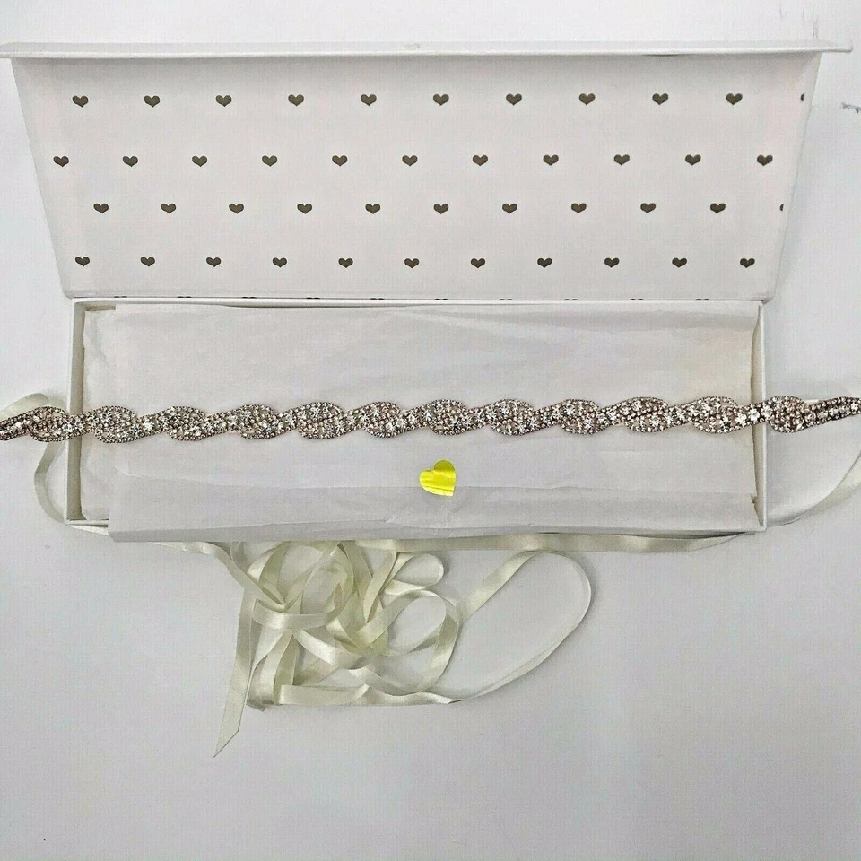 NIB $150 Untamed Petals By Amanda Judge "Aliza Rose Gold Belt" - One Size - Image 2 of 4