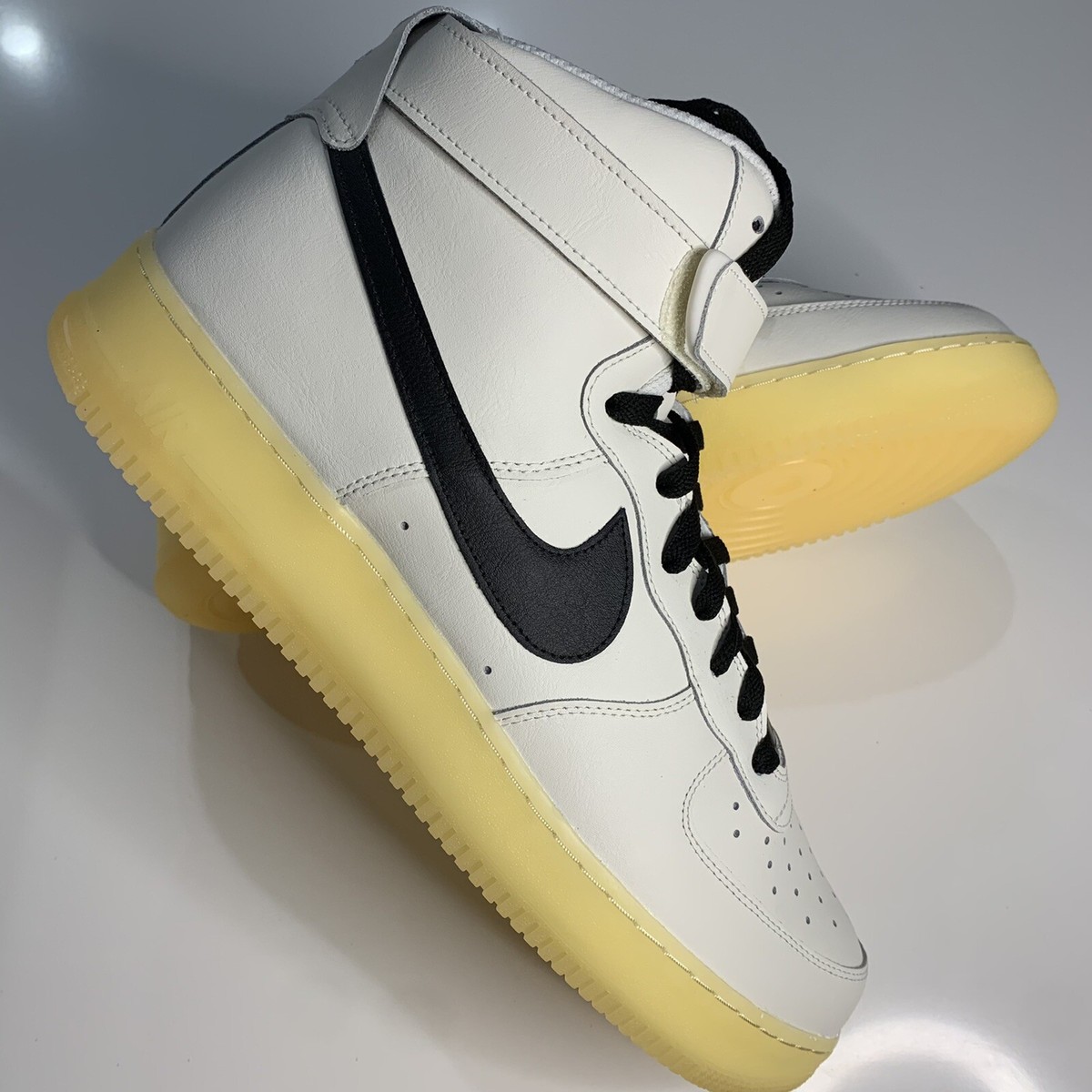 Nike Air Force 1 'High By You' Shoes Black White Gum Men's Size 13