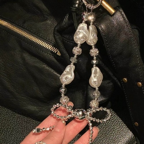 Bowknot Pendant Keychain Phone Strap Lanyard Strap Backpack Charm Accessories - 第 7/8 張圖片