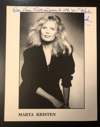 Actress Marta Kristen "Lost In Space" Judy Robinson 8x10 Autograph Signed Photo