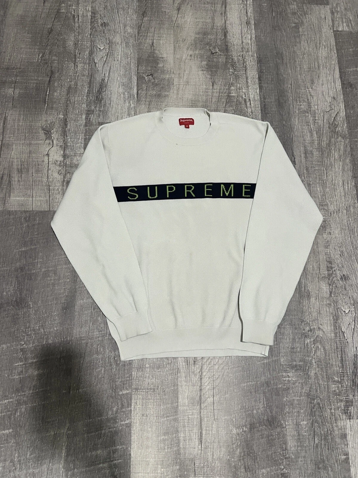 Sweat shirt à manches longues Supreme Light Crewneck Sweat shirt M