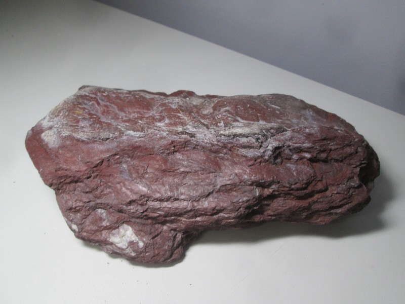 Natural Large Red Slate Stone for Aquariums, Terrariums Décor 10 LBs
