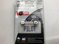 Pilot Cz-3100w 2 Pc Lighted License Plate Bolt Kit 12v Thread 316 Pilot Cz-3100w 2 Pc Lighted License Plate Bolt Kit 12v Thread 316