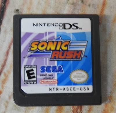 Sonic Rush (Nintendo DS, 2005) LOOSE GAME CARD