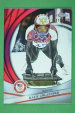 Katie Uhlaender 2026 Topps Chrome U.S. Winter Olympic Pink Refractor #/250 #62