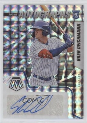 2022 Panini Mosaic Rookie Mosaic Prizm Greg Deichmann #RAM-GD Auto b4d