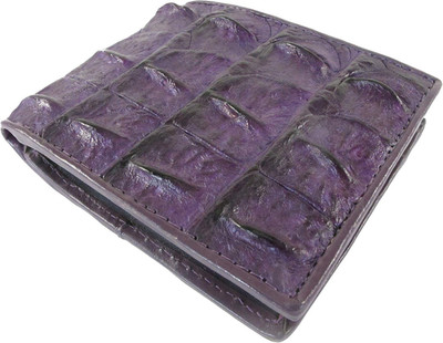 Genuine Crocodile Alligator Backbone Skin Leather Bifold Wallet ([B1] 6 Card Slo