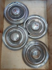 1961-1965 Nash Rambler Rebel Oem Used 4-piece Set Of 15 Hub Cap Covers Hubcaps