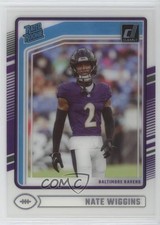 2024 Panini Clearly Donruss Rated Rookie Nate Wiggins #89 1fa4