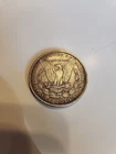 1921 Morgan Silver Dollar – Hand Carved Hobo Art – Skeleton Scene – 90% Silver