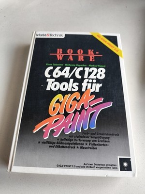  COMMODORE 64/128  -- GIGA-PAINT 2.0 (MARKT & TECHNIK - BUCH) Guter Zustand  