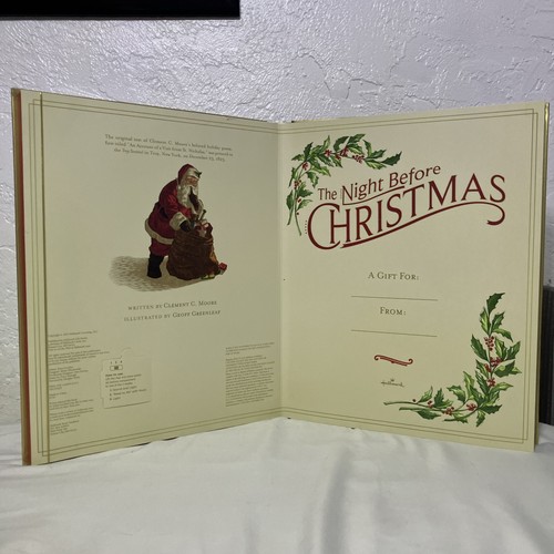 The Night Before Christmas Pop Up Book, Plays Music - FREE SHIPPING - Picture 2 of 5