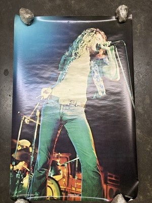 robert Plant Led Zeppelin Rock Poster Vintage 1973 C2854 | eBay