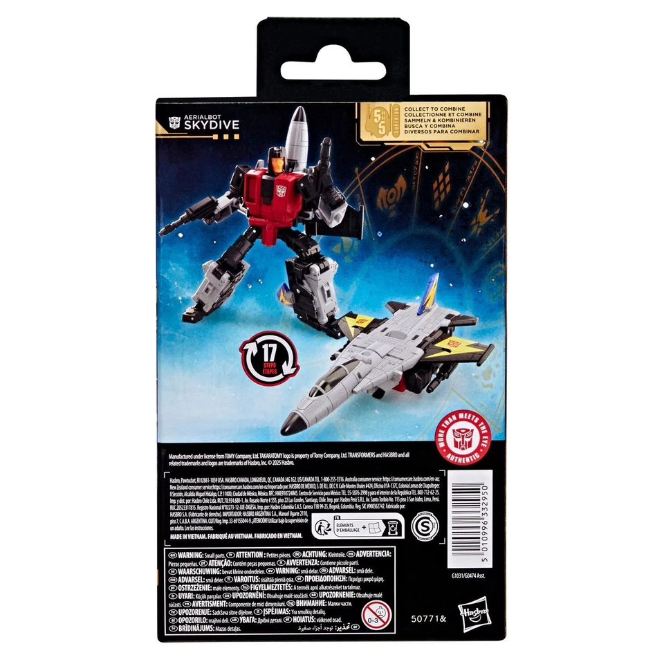 Transformers Age of the Primes Deluxe Class Aerialbot Skydive Action Figure - Image 4 of 4