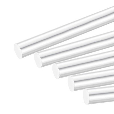 Aluminum Solid Round Rod 10mm Diameter 330mm Length Lathe Bar Stocks 10pcs