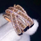 2.50Ct Round Cut  Lab Created champagne Wedding Ring 14K Rose Gold Plated Silver