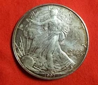 1997 American Silver Eagle 1 oz .999 Fine Silver Natural Tone *849*
