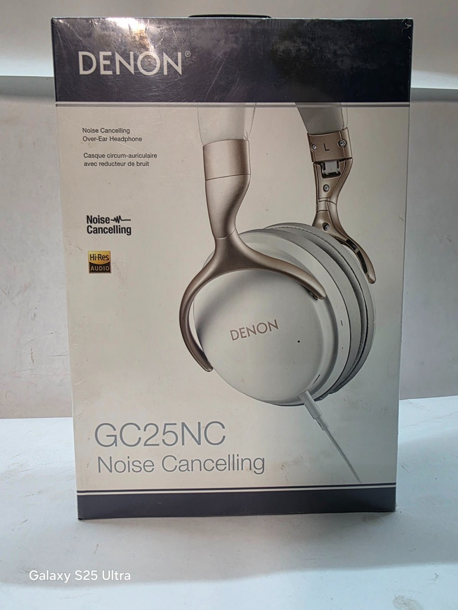 DENON AH-GC25NCWT Noise Canceling Headphones | eBay