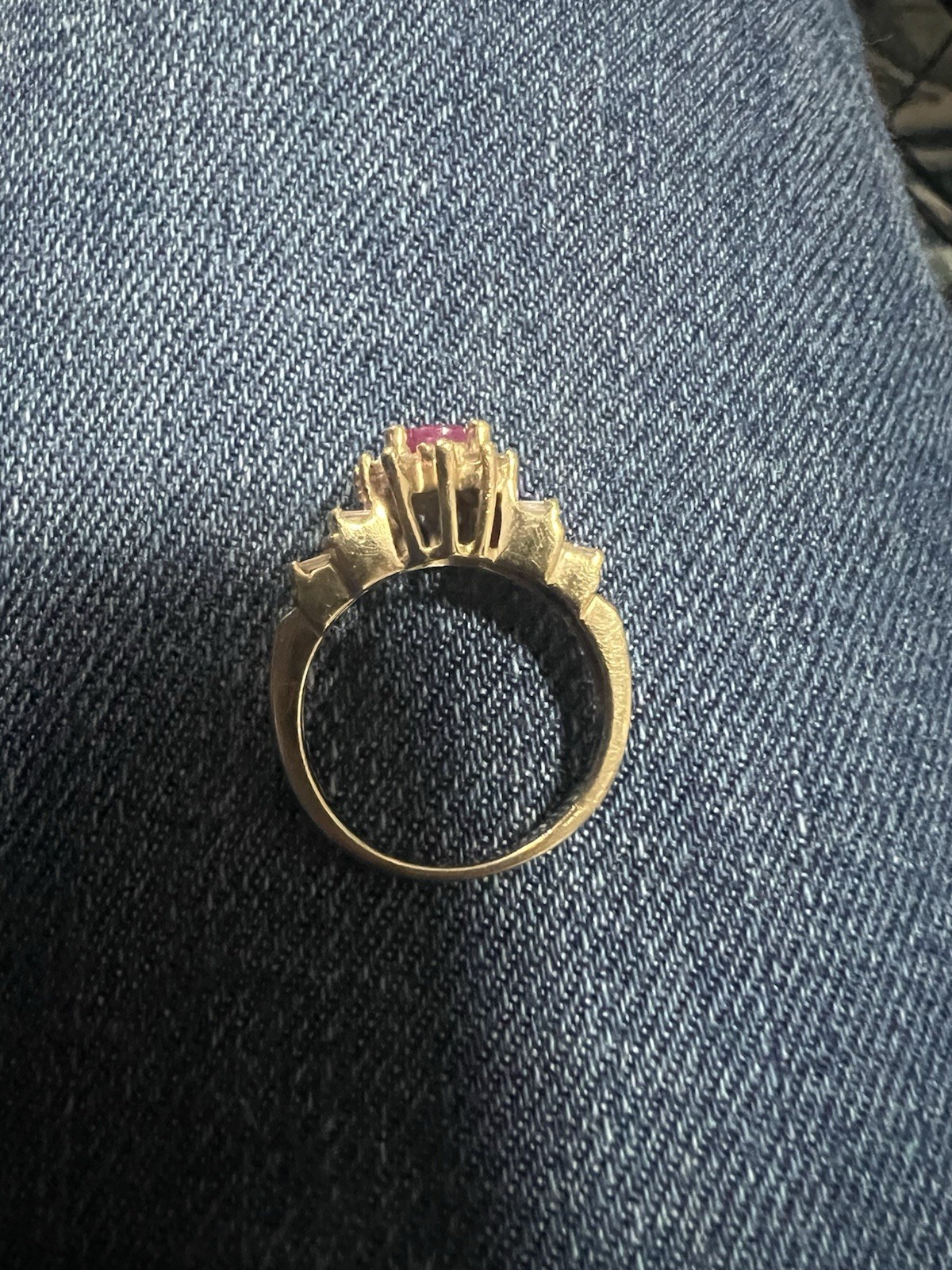 Ruby And Diamond Ring - image 1